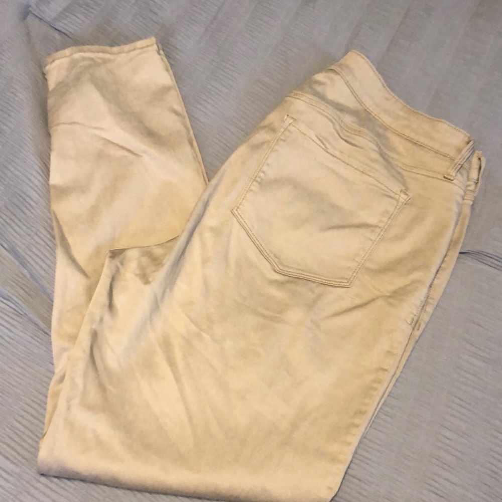 Old Navy Rockstar Khaki Pants sz 16